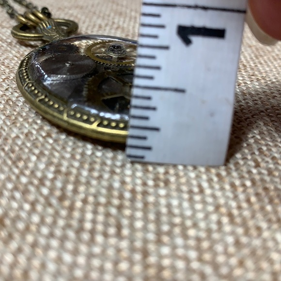 Steampunk Gears necklace One of a kind Handmade - Picture 7 of 8